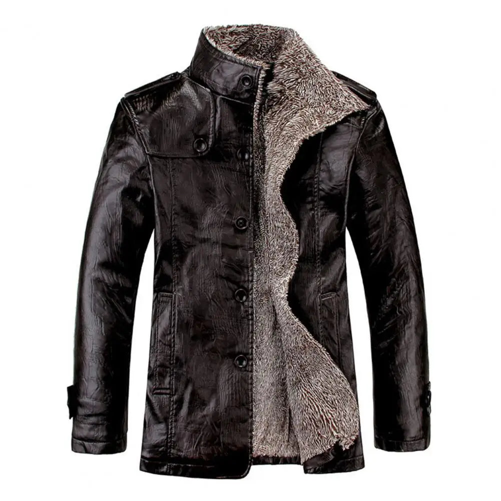 Winter Faux Leather Jacket