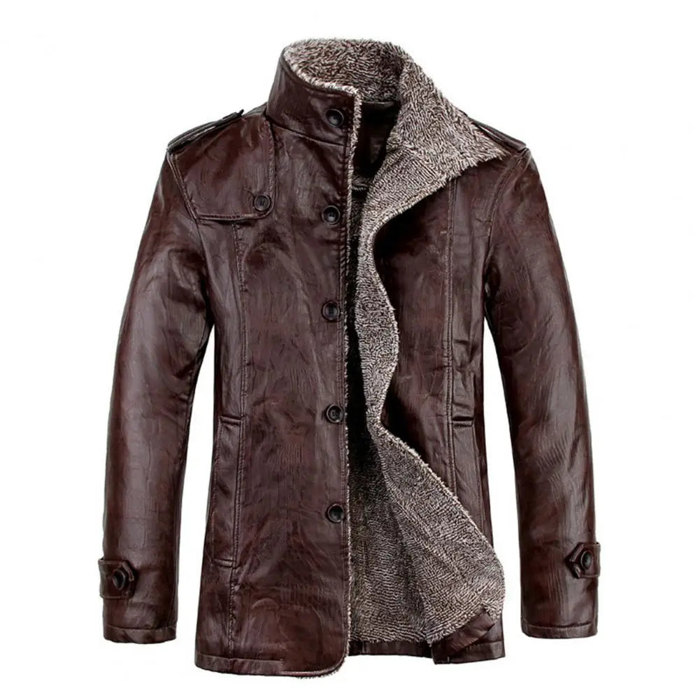 Winter Faux Leather Jacket