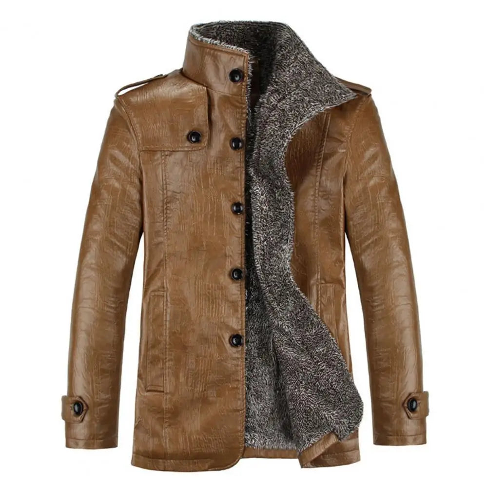 Winter Faux Leather Jacket